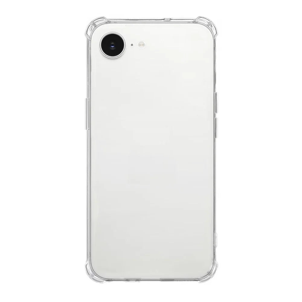 KALEBOL For iPhone 17e / 16e Clear Phone Case  1.5mm TPU Shockproof Phone Cover - Transparent - 2