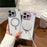 For iPhone 16 Pro Magnetic Clear Case Shockproof Hybrid Phone Shell with Camera Lens Frame Kickstand - Brown - 3