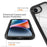 For iPhone 17e / 16e Case Anti Drop 2 in 1 PC + TPU Phone Cover - Black - 3
