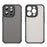 For iPhone 15 Pro Max Case Drop Proof Airbags Frosted Translucent PC + TPU Phone Back Cover - Black - 2