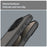 For iPhone 15 Pro Max Case Drop Proof Airbags Frosted Translucent PC + TPU Phone Back Cover - Black - 6
