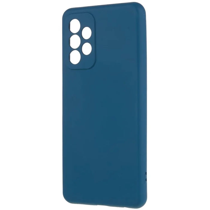 For Samsung Galaxy A73 5G Soft TPU Phone Case 2.0MM Thick Dustproof Arc Edge Phone Shell - Blue - 2