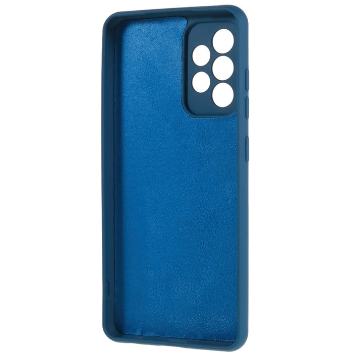 TPU Phone Case for Samsung Galaxy A53 5G, 2.0MM Thick Dustproof Arc Edge Phone Cover - Blue - 4