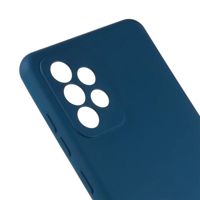 TPU Phone Case for Samsung Galaxy A53 5G, 2.0MM Thick Dustproof Arc Edge Phone Cover - Blue - 5