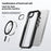FULEXIN For iPhone 17e / 16e Case Compatible with MagSafe Anti Drop TPU + PC Phone Cover - Black - 4