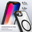 FULEXIN For iPhone 17e / 16e Case Compatible with MagSafe Anti Drop TPU + PC Phone Cover - Black - 5