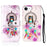 For iPhone 17e / 16e Case Pattern Leather Wallet Phone Cover - Wind Chime Owl - 1