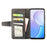 IDEWEI For Google Pixel 9a Case Leather Wallet Phone Cover Stand Calf Texture - Grey - 2