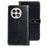 IDEWEI For OnePlus 13R 5G Case Crocodile Texture PU Leather Flip Phone Cover - Black - 1