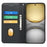HX01 For Realme C75 4G Wallet Case Magnetic Closing PU Leather Phone Cover - Black - 2