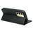 HX01 For Realme C75 4G Wallet Case Magnetic Closing PU Leather Phone Cover - Black - 3