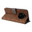 For Realme 14 Pro+ 5G Case Wallet RFID Blocking PU Leather Cover Viewing Stand - Brown - 4
