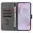 For Samsung Galaxy S25 Edge Case Wallet RFID Blocking PU Leather Cover Viewing Stand - Black - 2