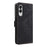 For Samsung Galaxy S25 Edge Case Wallet RFID Blocking PU Leather Cover Viewing Stand - Black - 7