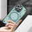For iPhone 16 Pro Max Case Compatible with MagSafe Four Corner Airbags PC + TPU Phone Cover - Midnight Green - 7