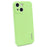 ENKAY HAT PRINCE Liquid Silicone Phone Case for iPhone 14, Straight Edge Precise Cutout Phone Back Cover - Light Green - 1