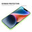 ENKAY HAT PRINCE Liquid Silicone Phone Case for iPhone 14, Straight Edge Precise Cutout Phone Back Cover - Light Green - 2