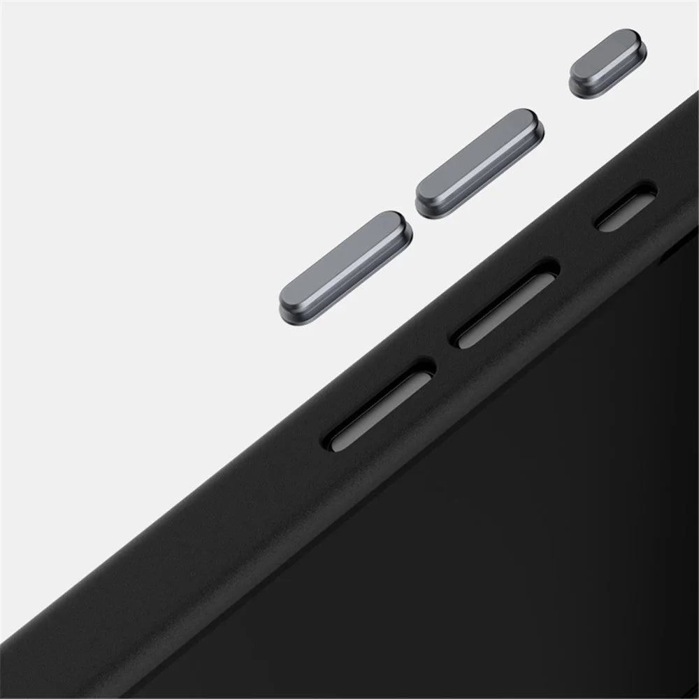 ABEEL For iPhone 17e / 16e Case Compatible with MagSafe PC + TPU + Aluminum Alloy + PU Leather Slim Phone Back Cover - Texture 3 - 5