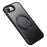 For iPhone 17e / 16e Case Compatible with MagSafe TPU + Acrylic + Kickstand Matte Phone Cover - Black - 2