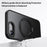 For iPhone 17e / 16e Case Compatible with MagSafe TPU + Acrylic + Kickstand Matte Phone Cover - Black - 6