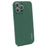 ENKAY HAT PRINCE Cell Phone Case for iPhone 14 Pro Max, Liquid Silicone Straight Edge Precise Cutout Anti-scratch Phone Shell - Blackish Green - 1