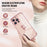 For iPhone 15 Pro Max Case Electroplating Edge Rose Pattern TPU Phone Back Cover Airbag Drop Proof - Rose Pink - 4