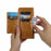 For Samsung Galaxy S25 Case Zipper Flip Leather Phone Cover with Card Holder - Orange - 5