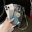 For iPhone 16 Pro Max Case with Rhinestones Strap Kickstand Phone Cover Built In Lens Film - Gold - 4