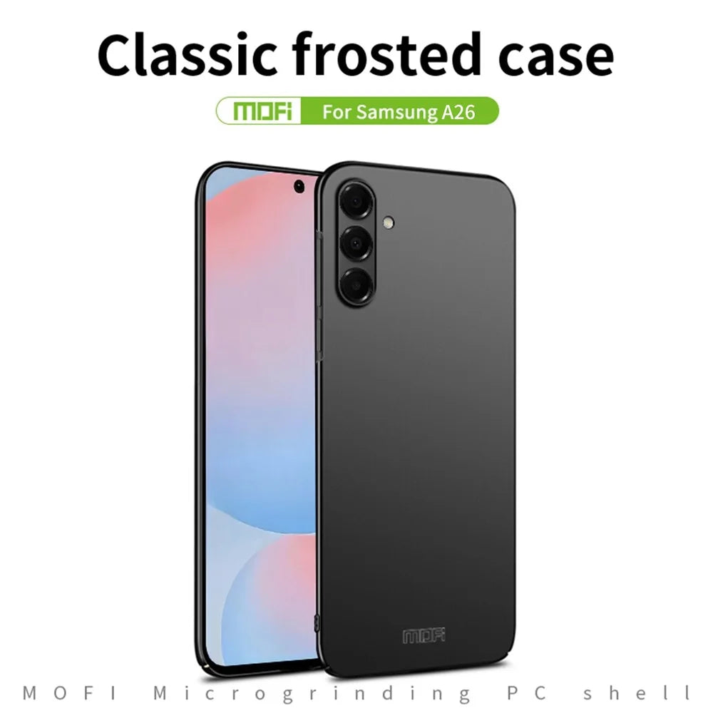 MOFI For Samsung Galaxy A26 5G Phone Case  Shield Matte Series Ultra Slim PC Protective Cover - Black - 2