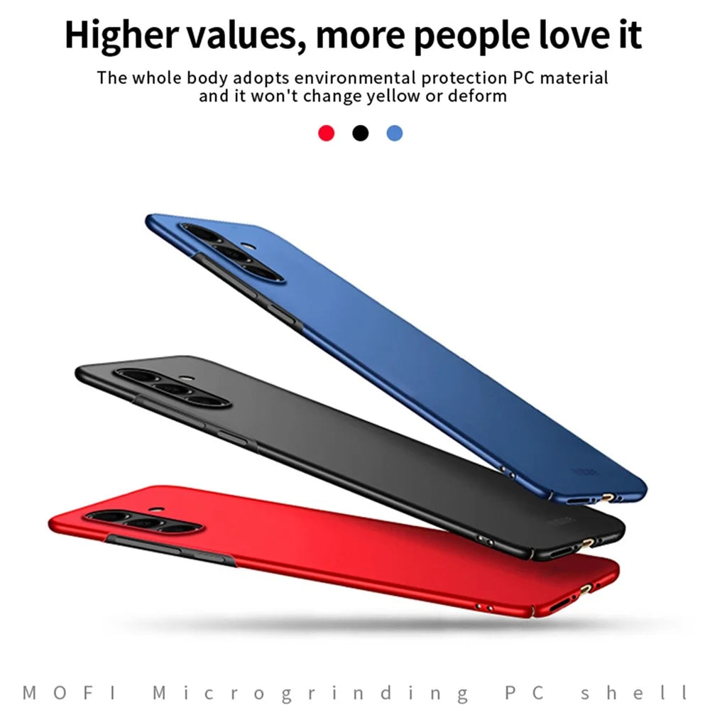 MOFI For Samsung Galaxy A26 5G Phone Case  Shield Matte Series Ultra Slim PC Protective Cover - Black - 3
