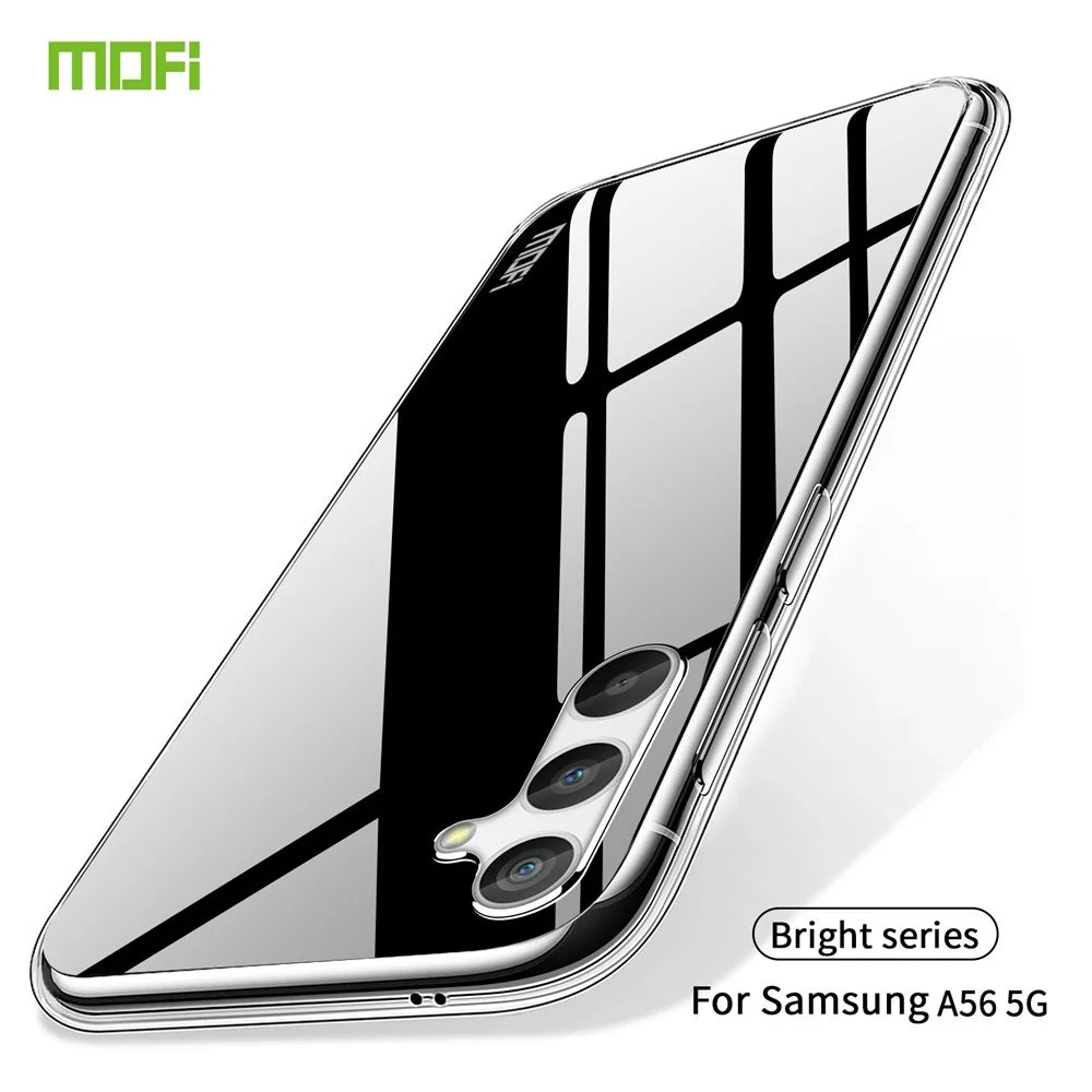 MOFI For Samsung Galaxy A56 5G Clear Phone Case  Ultra-Thin TPU Phone Back Cover - Transparent - 2