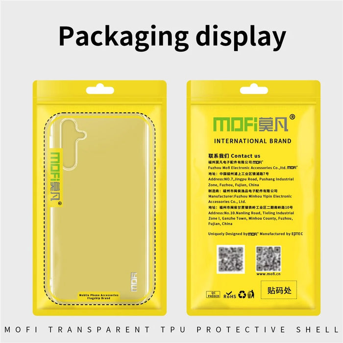 MOFI For Samsung Galaxy A26 5G Clear Phone Case  Ultra-Thin TPU Phone Back Cover - Transparent - 3