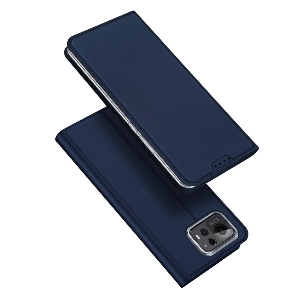 DUX DUCIS For Asus Zenfone 12 Ultra 5G Case  Skin Pro Series Leather Stand Cover Card Holder - Blue - 1