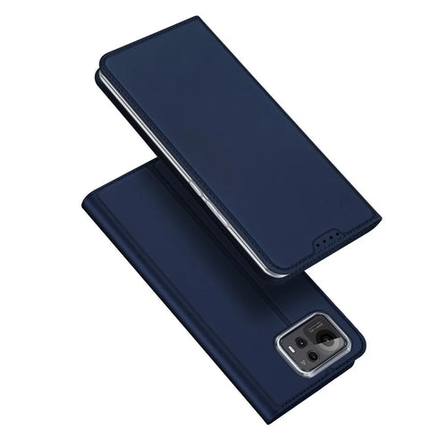 DUX DUCIS For Asus Zenfone 12 Ultra 5G Case  Skin Pro Series Leather Stand Cover Card Holder - Blue - 1