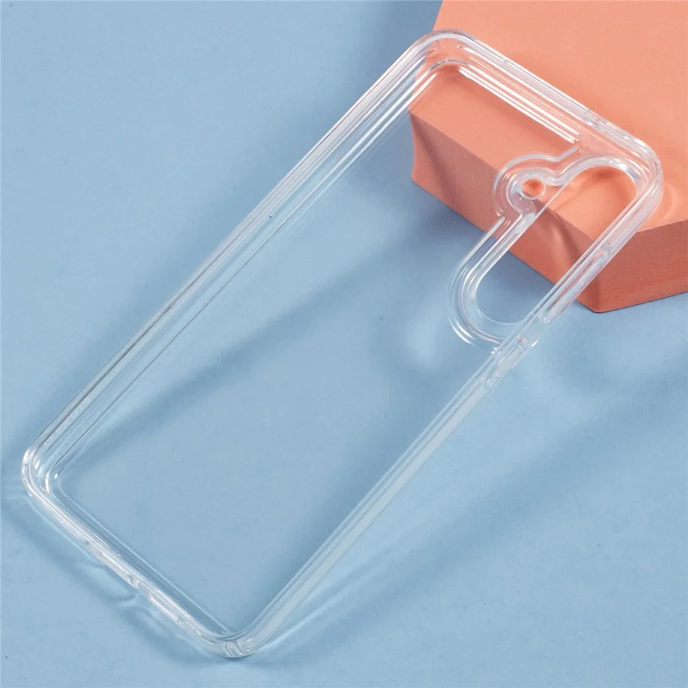 For Samsung Galaxy A56 5G Case HD Clear Soft TPU Phone Back Cover Airbag Protection - 3