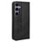For Samsung Galaxy S25+ Case Wallet Stand Retro Texture Leather Phone Cover - Black - 7