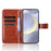 For Samsung Galaxy S25+ Case Crazy Horse Texture PU Leather Phone Wallet Cover - Brown - 2