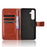 For Samsung Galaxy S25+ Case Crazy Horse Texture PU Leather Phone Wallet Cover - Brown - 4