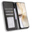 For Realme 14 Pro+ 5G Case Wallet Stand Retro Texture Leather Phone Cover - Black - 2
