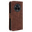 For Realme 14 Pro+ 5G Case Leather Phone Wallet Cover with Multiple Card Slots - Brown - 7