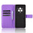 For Realme 14 Pro+ 5G Case PU Leather Diamond Texture Wallet Phone Cover - Purple - 4