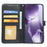 For OnePlus 13R 5G Wallet Case Magnetic Snap Leather Phone Cover with Strap - Black - 2