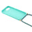 For iPhone 17e / 16e Case Biodegradable Wheat Straw + TPU Phone Cover with Long Lanyard - Sky Blue - 4