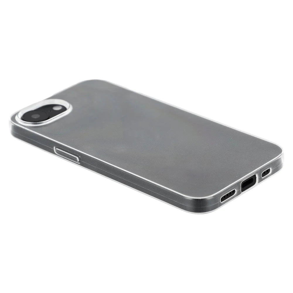 For iPhone 17e / 16e Case Slim Fit Transparent Soft TPU Phone Cover - 5