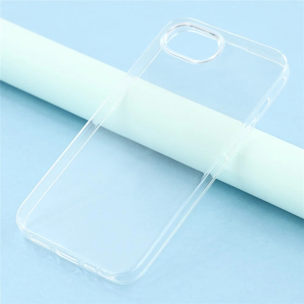 For iPhone 17e / 16e Case Slim Fit Transparent Soft TPU Phone Cover - 6