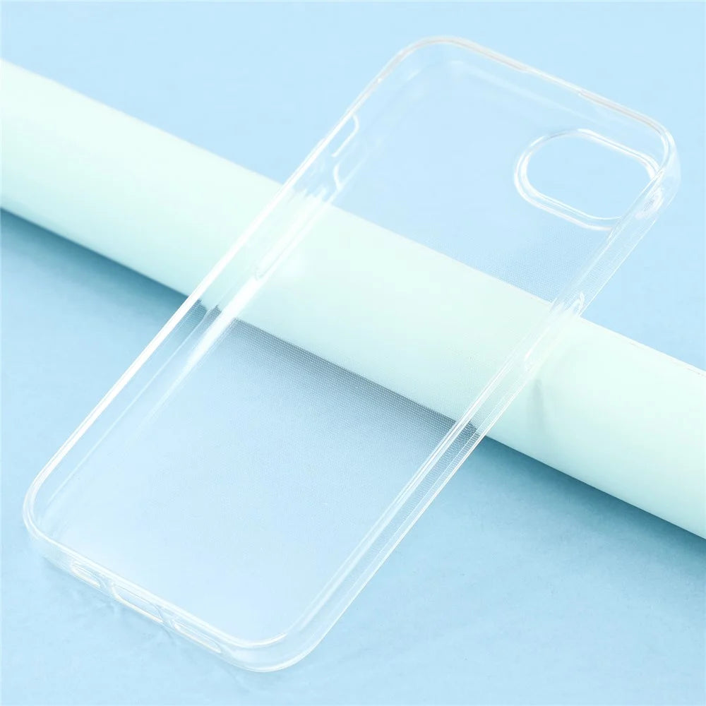 For iPhone 17e / 16e Case Slim Fit Transparent Soft TPU Phone Cover - 7