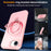 For iPhone 17e / 16e Case Compatible with MagSafe Ring Holder Kickstand TPU + PC Phone Cover - Pink - 2