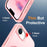 For iPhone 17e / 16e Case Compatible with MagSafe Ring Holder Kickstand TPU + PC Phone Cover - Pink - 5