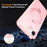 For iPhone 17e / 16e Case Compatible with MagSafe Ring Holder Kickstand TPU + PC Phone Cover - Pink - 6