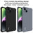 IMAK For iPhone 14 Matte Surface TPU Phone Cover Four Corner Airbag Anti-drop Case - Black - 7